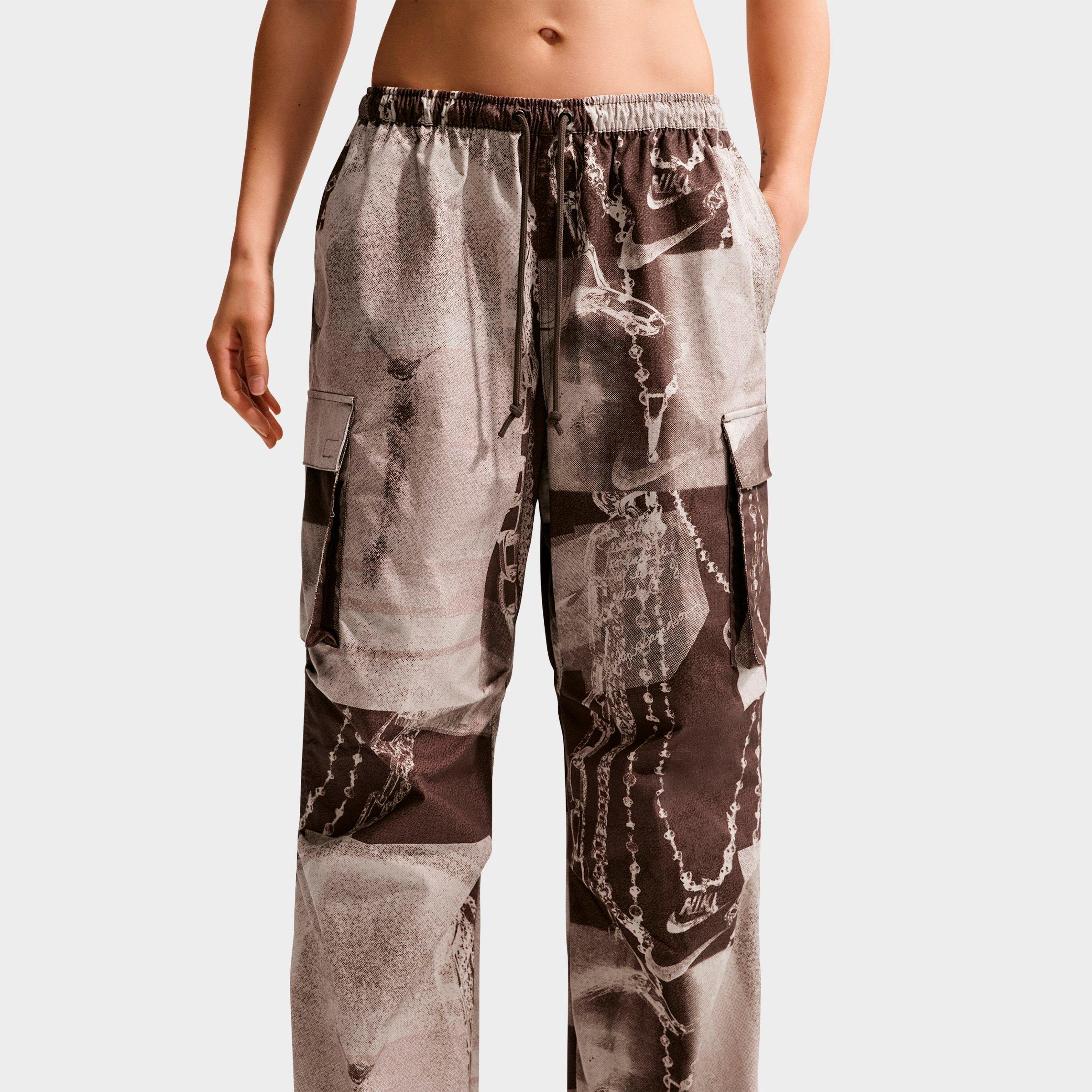 Women's Nithtke Sportswear Dysto Mid-Rise Oversized Cargo Pants - Dark Hazel