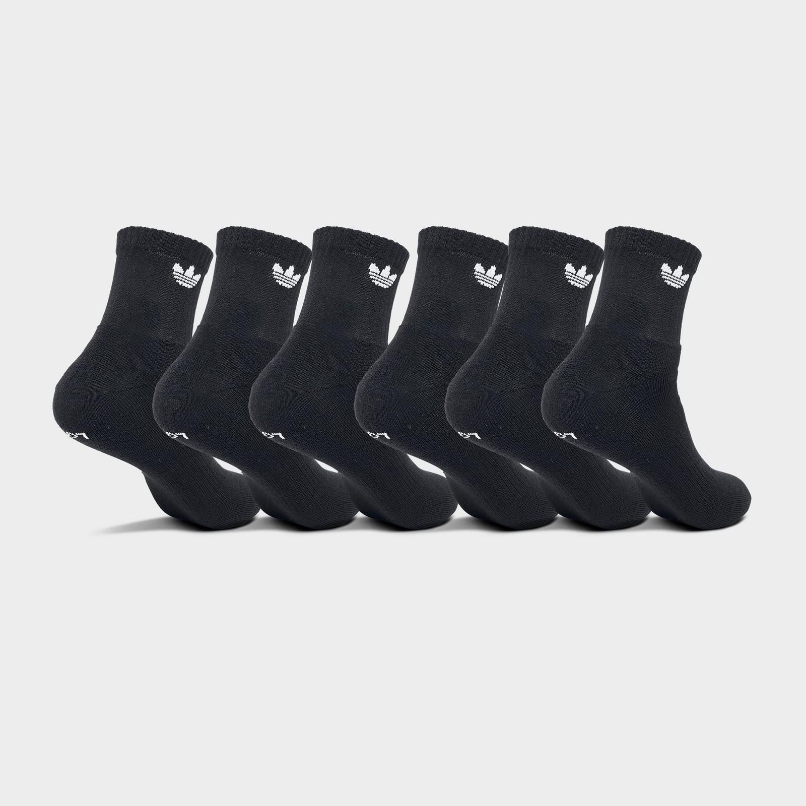 adidas Originals Trefoil 2.0 Quarter Socks (6-Pack) - Black - view 2