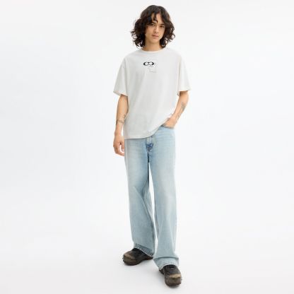 Coach | Brain Dead Head T-Shirt In Organic Cotton - White - view 2