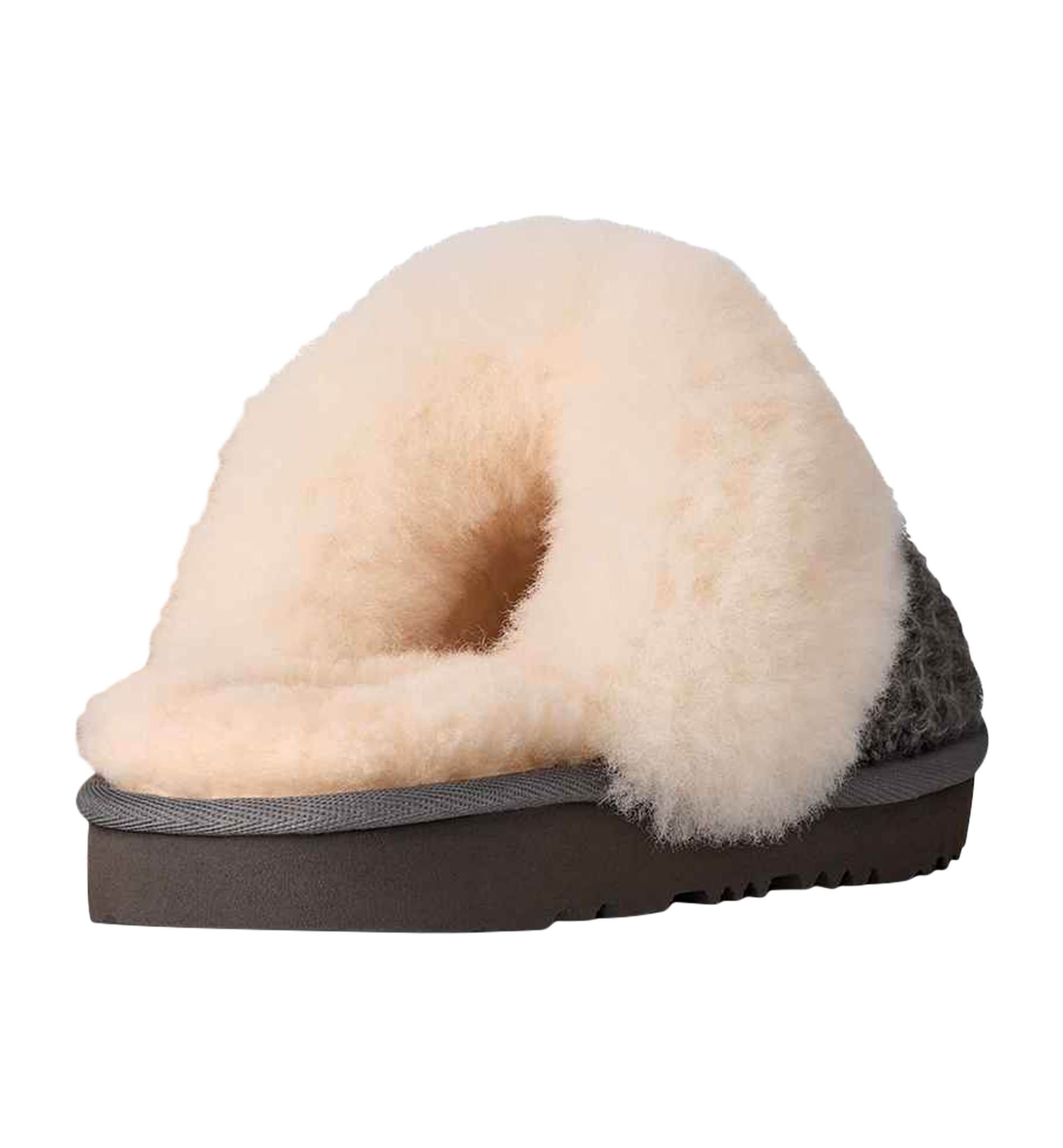 UGG® Kids Cozy II Knit Slip-On Slippers - Charcoal