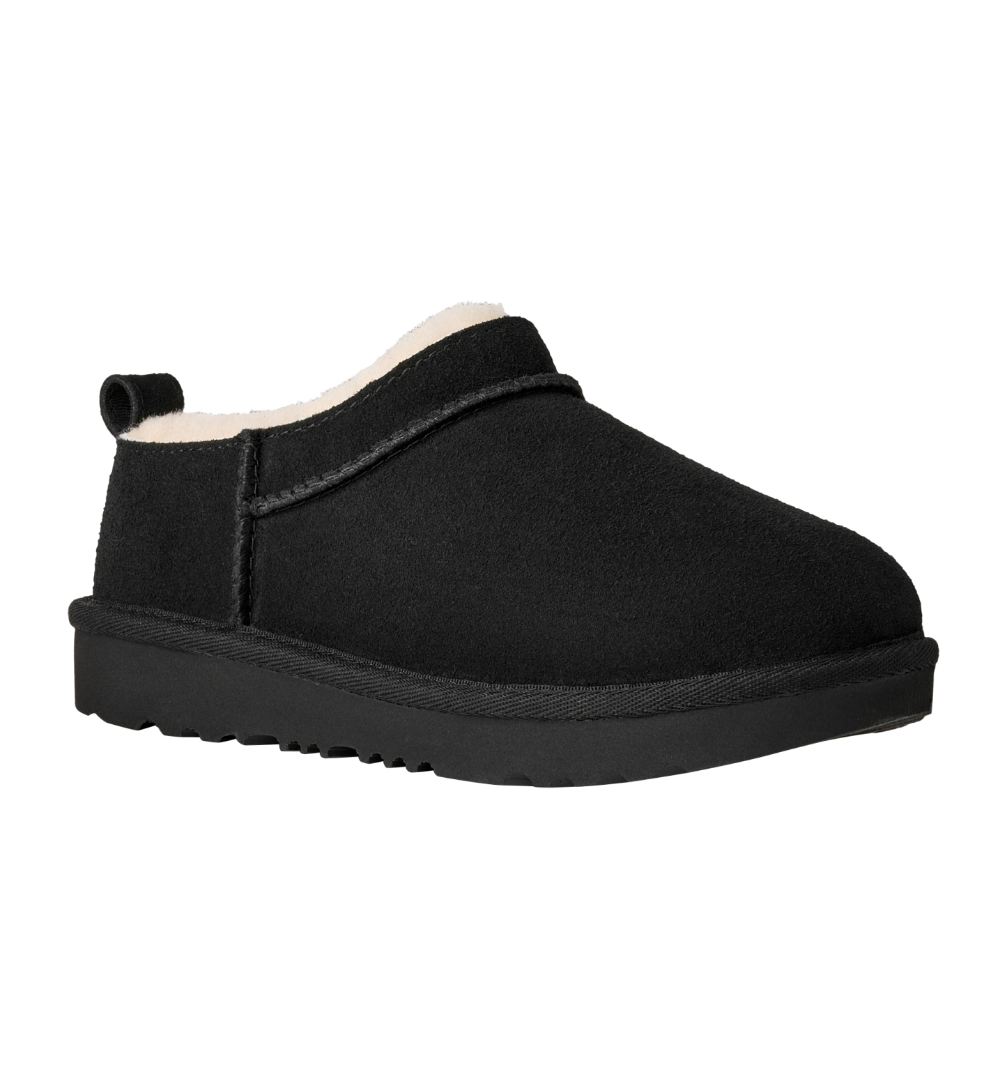 UGG® Kids' Classic Micro Slip-On Booties - Black