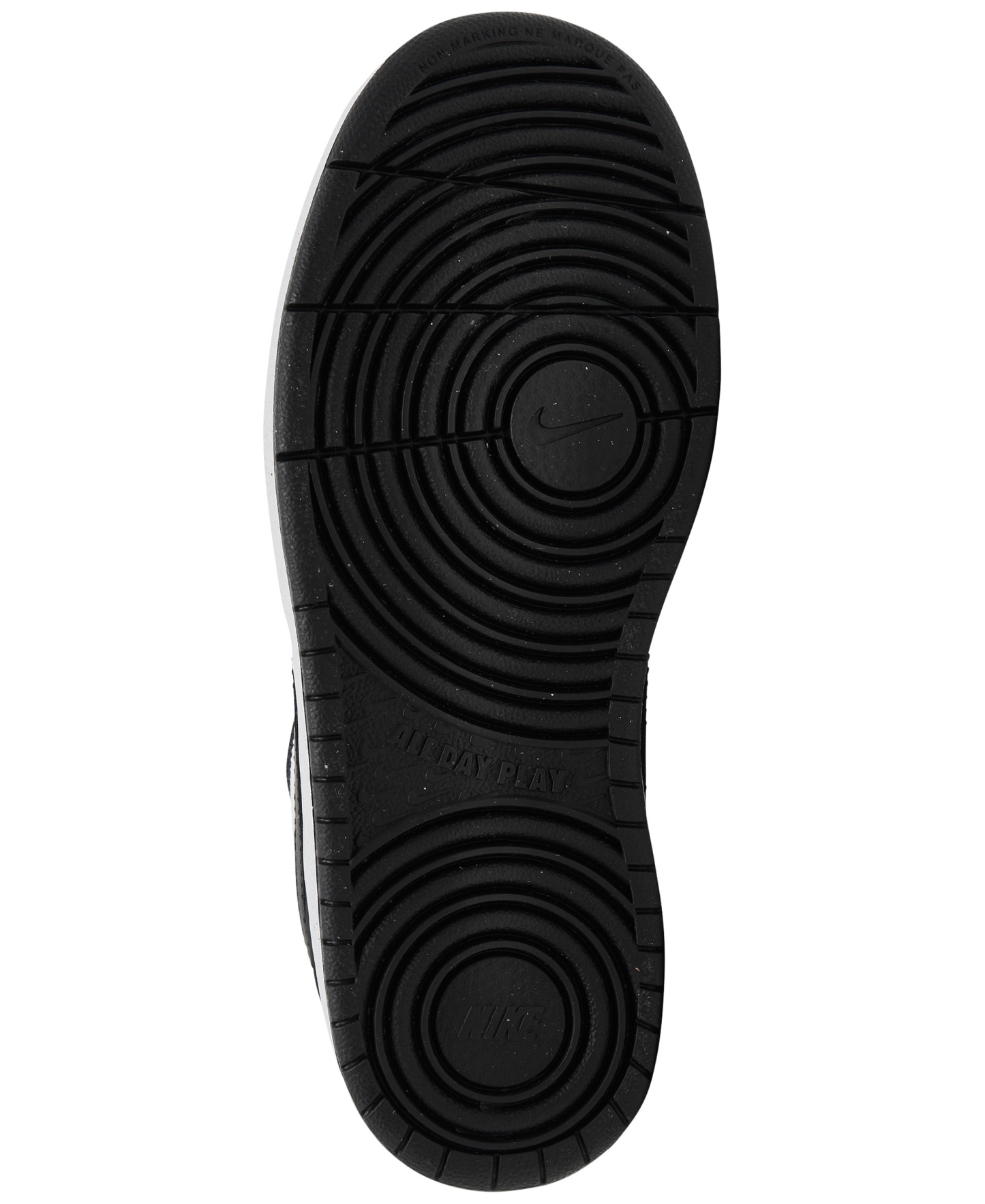 Nike Big Kids Court Borough Low Recraft Casual Sneakers from Finish Line - White, Black
