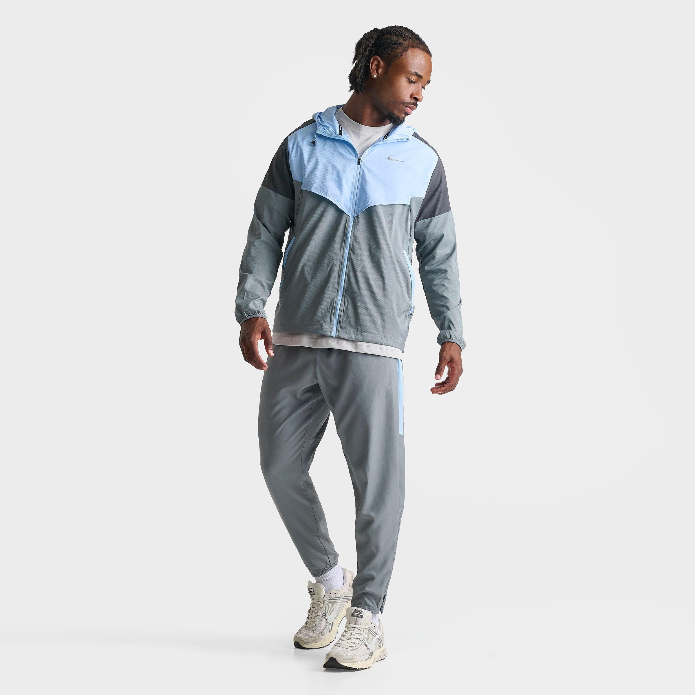 Men's Nithtke Challenger Dri-FIT Woven Running Pants - Cool Grey/Psychic Blue