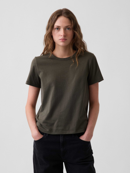 Organic Cotton VintageSoft T-Shirt - Bamboo green