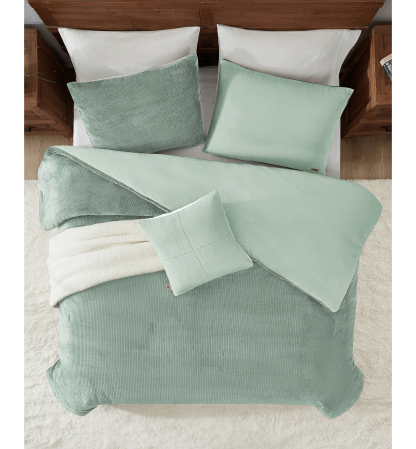 UGG® Brody Reversible Comforter Sets - Artichoke