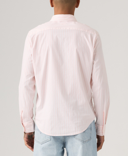 Levi's Men's Classic Pocket Regular-Fit Long-Sleeve Shirt - Light Pastel Pink