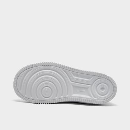 Little Kids' Nithtke Force 1 Casual Shoes - Part 1 - White/Metallic Silver - Bottom view