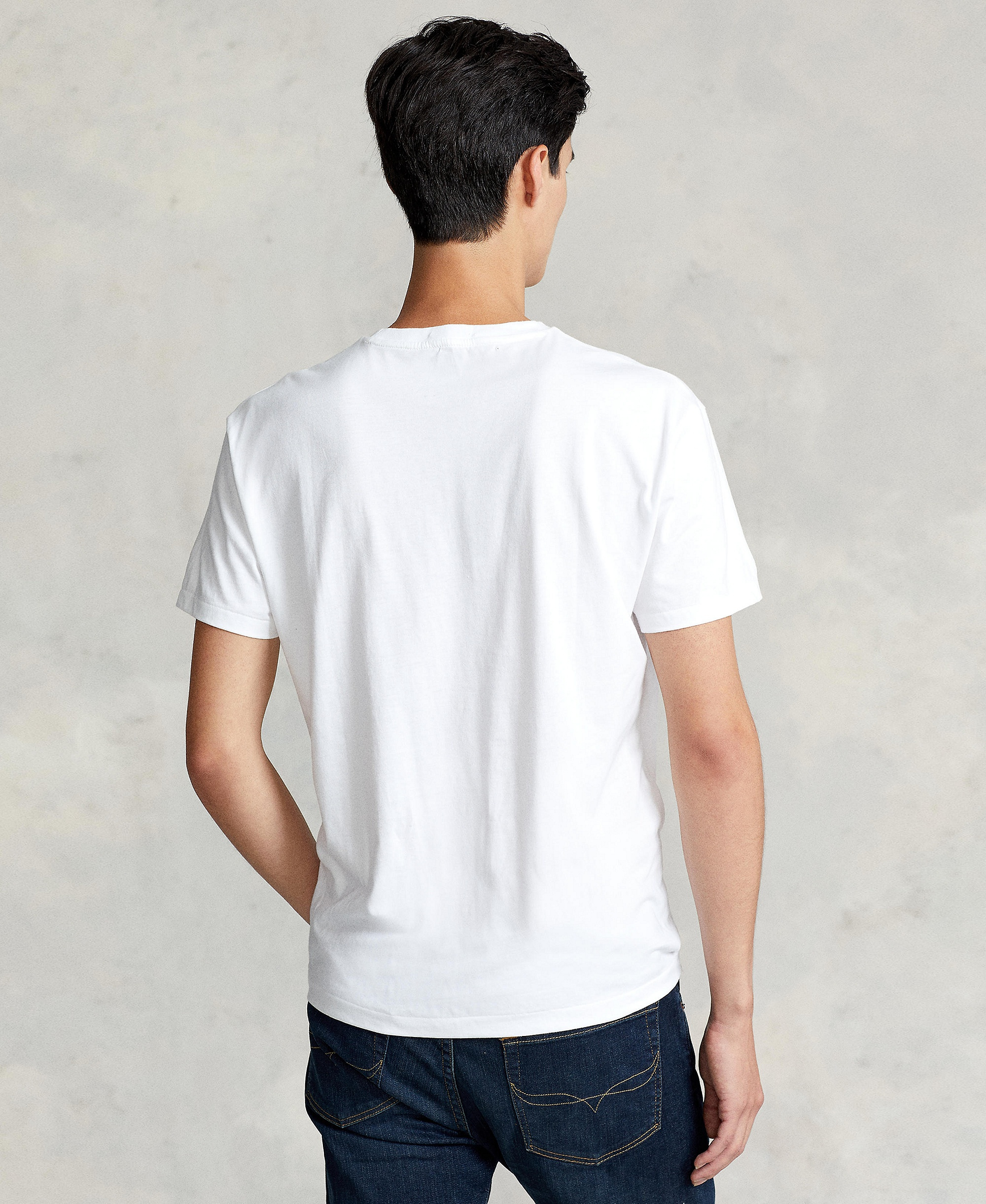 Polo Ralph Lauren Men's Embroidered Pony Classic-Fit T-Shirt - White
