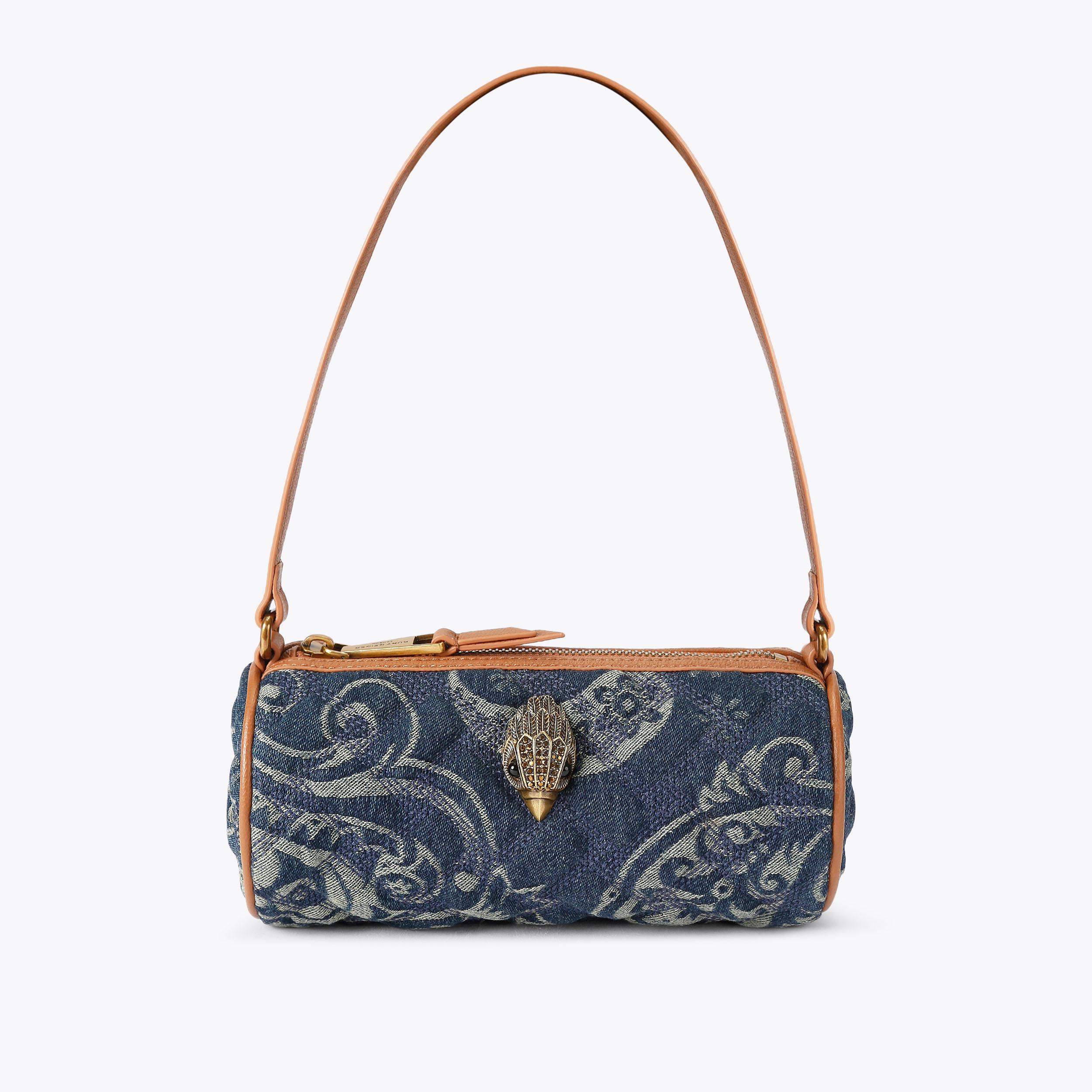 Kurt Geiger London Small Kensington Barrel Bag - Blue