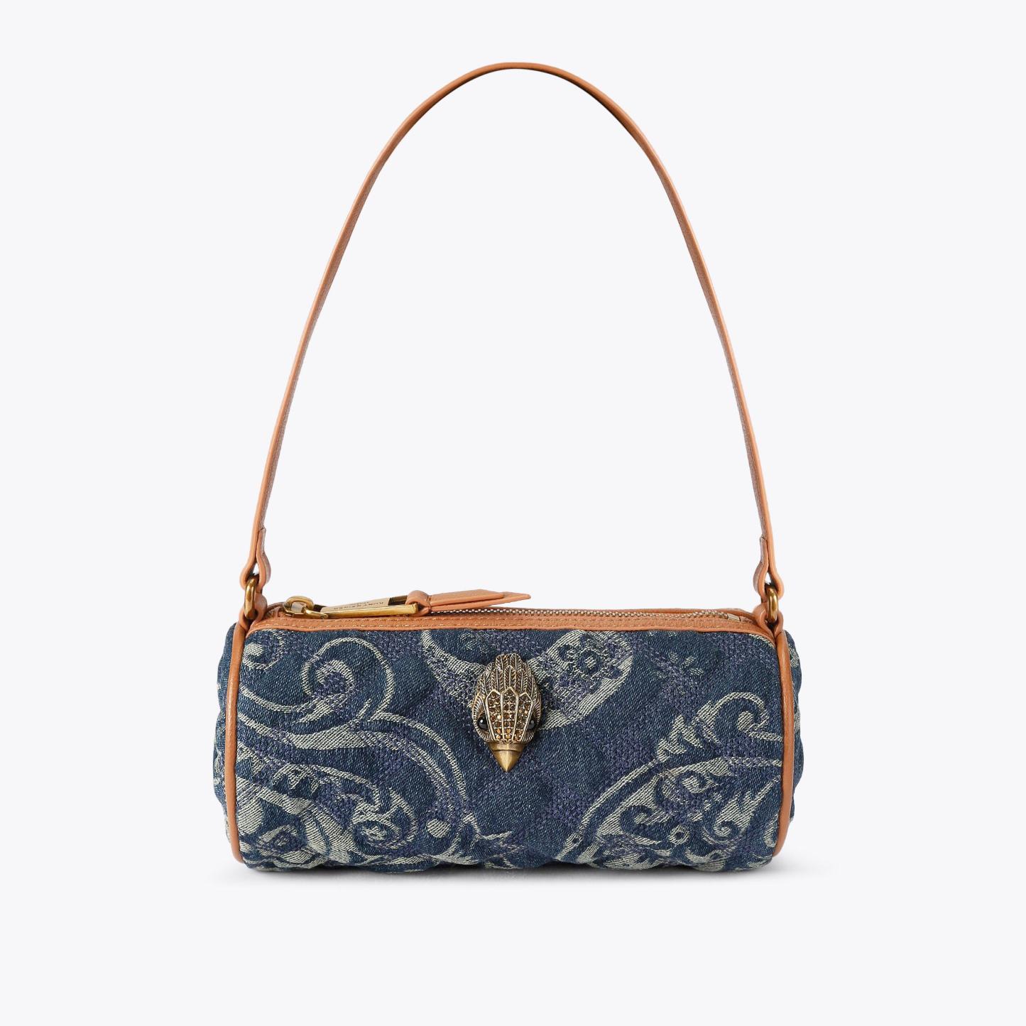 Kurt Geiger London Small Kensington Barrel Bag - Blue