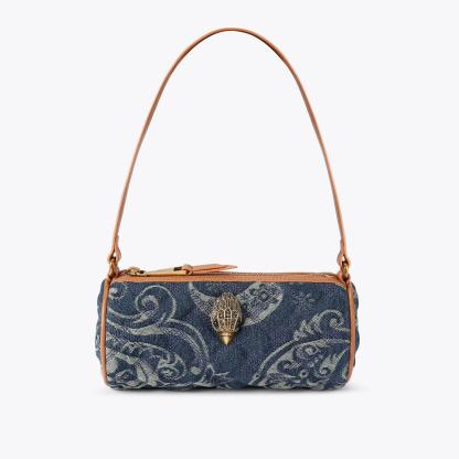 Kurt Geiger London Small Kensington Barrel Bag - Blue