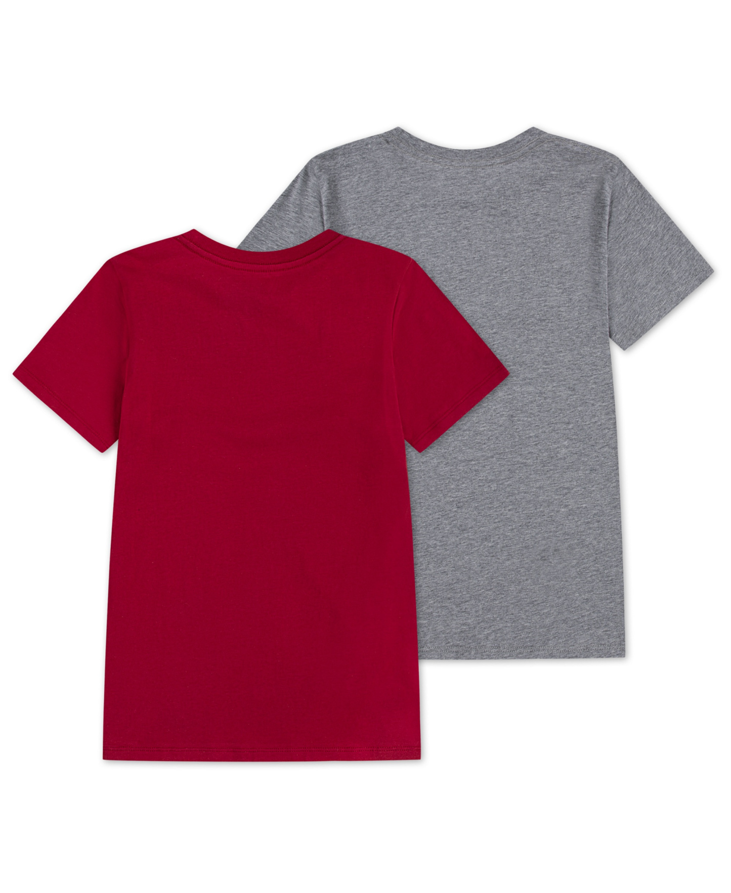 Jordan Boys' 8-20 Flight Base T-Shirt, 2-Pack - Gym Red/ Gray