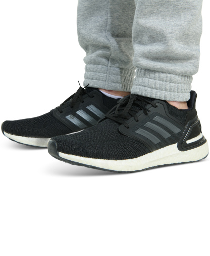 adidas Boys' 8-20 Elastic Waistband Essential Fleece Heather Pant - Medium Gray Heather