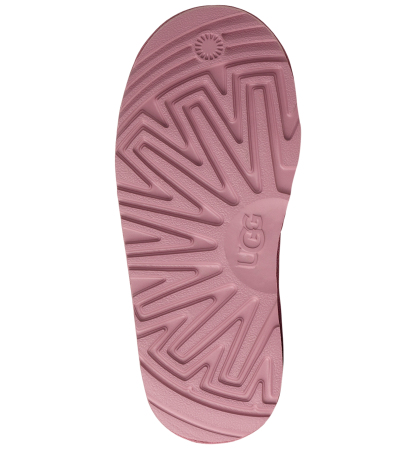 UGG® Kids Classic Ultra Mini Western Round Toe Booties - Dusty Orchid