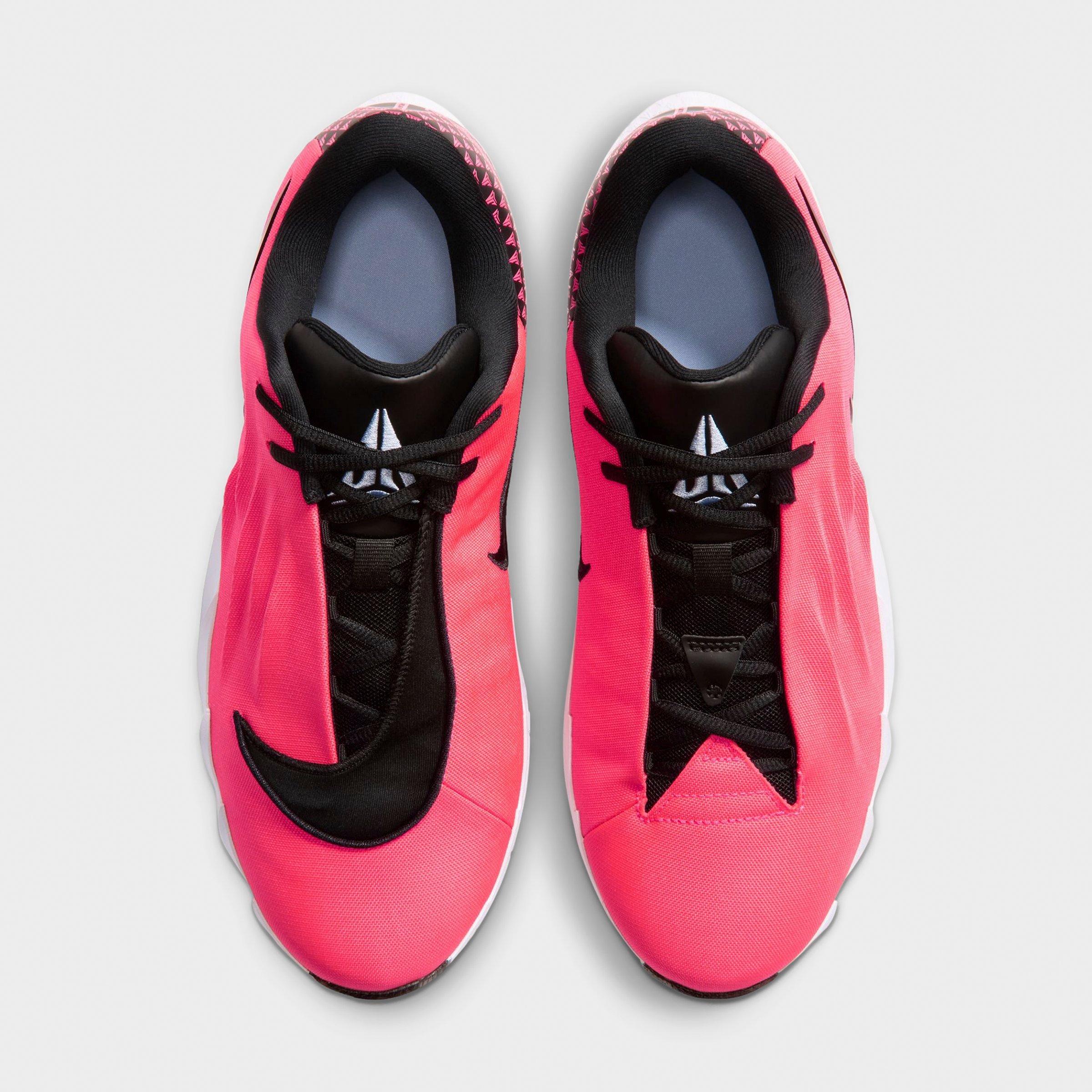 Men's Nithtke Ja Morant Twelve Time Basketball Shoes - Solar Red/Black/Photon Dust/Cobalt Bliss - Top view