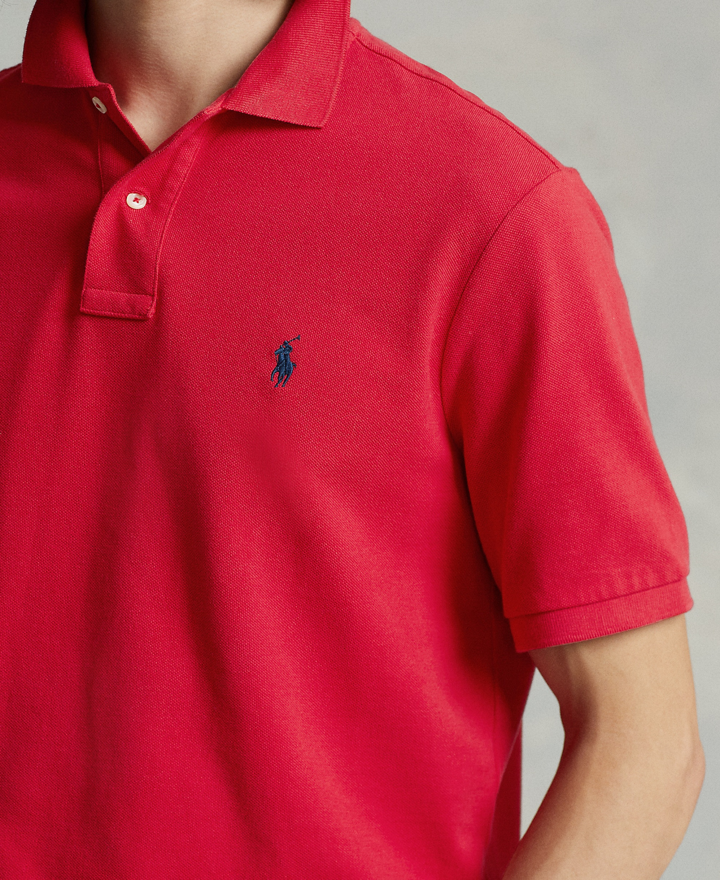 Polo Ralph Lauren Men's Classic-Fit Mesh Polo Shirt - Red