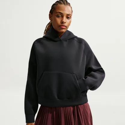 Nike Women's Pregame Fleece Hoodie - Black image 1