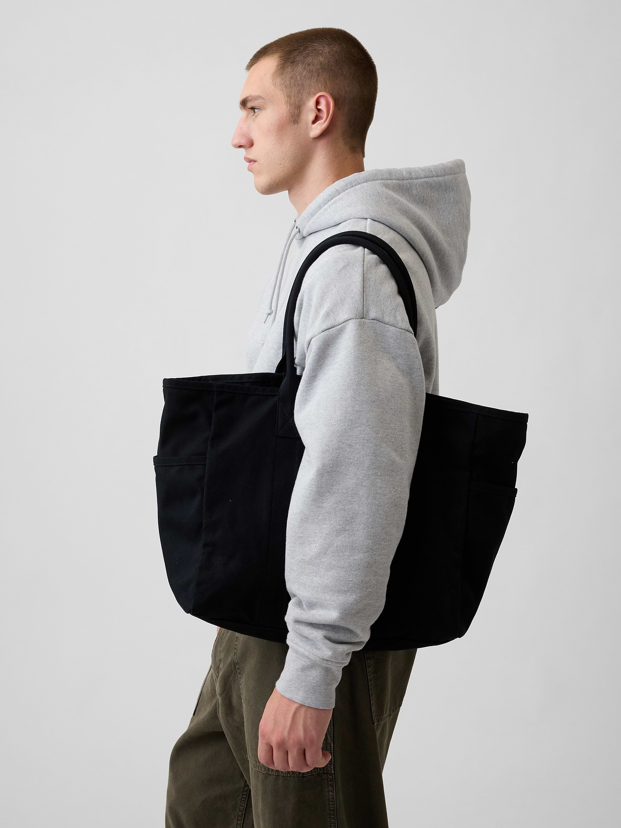 Mini Canvas Favorite Tote - Black