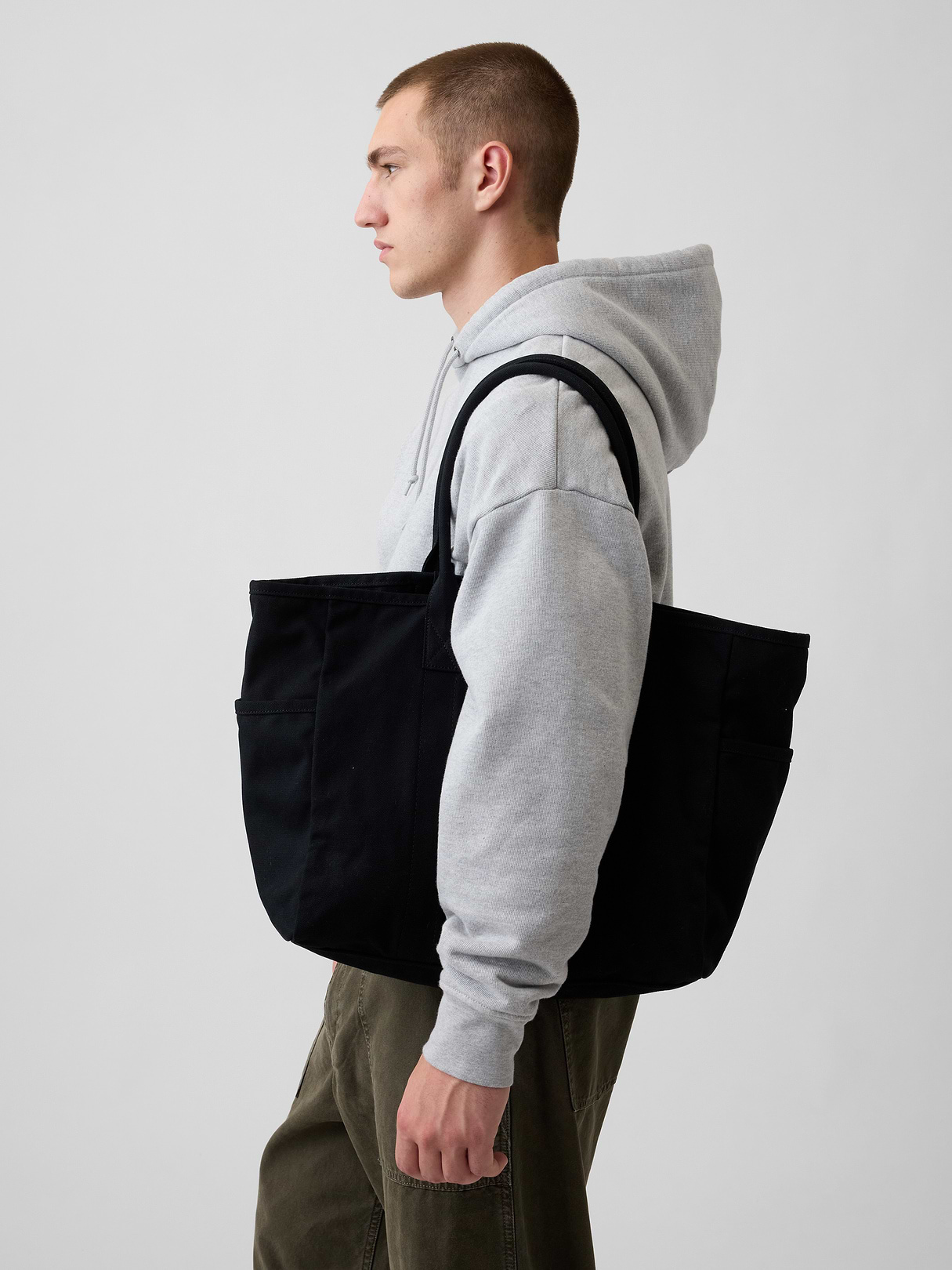 Mini Canvas Favorite Tote - Black