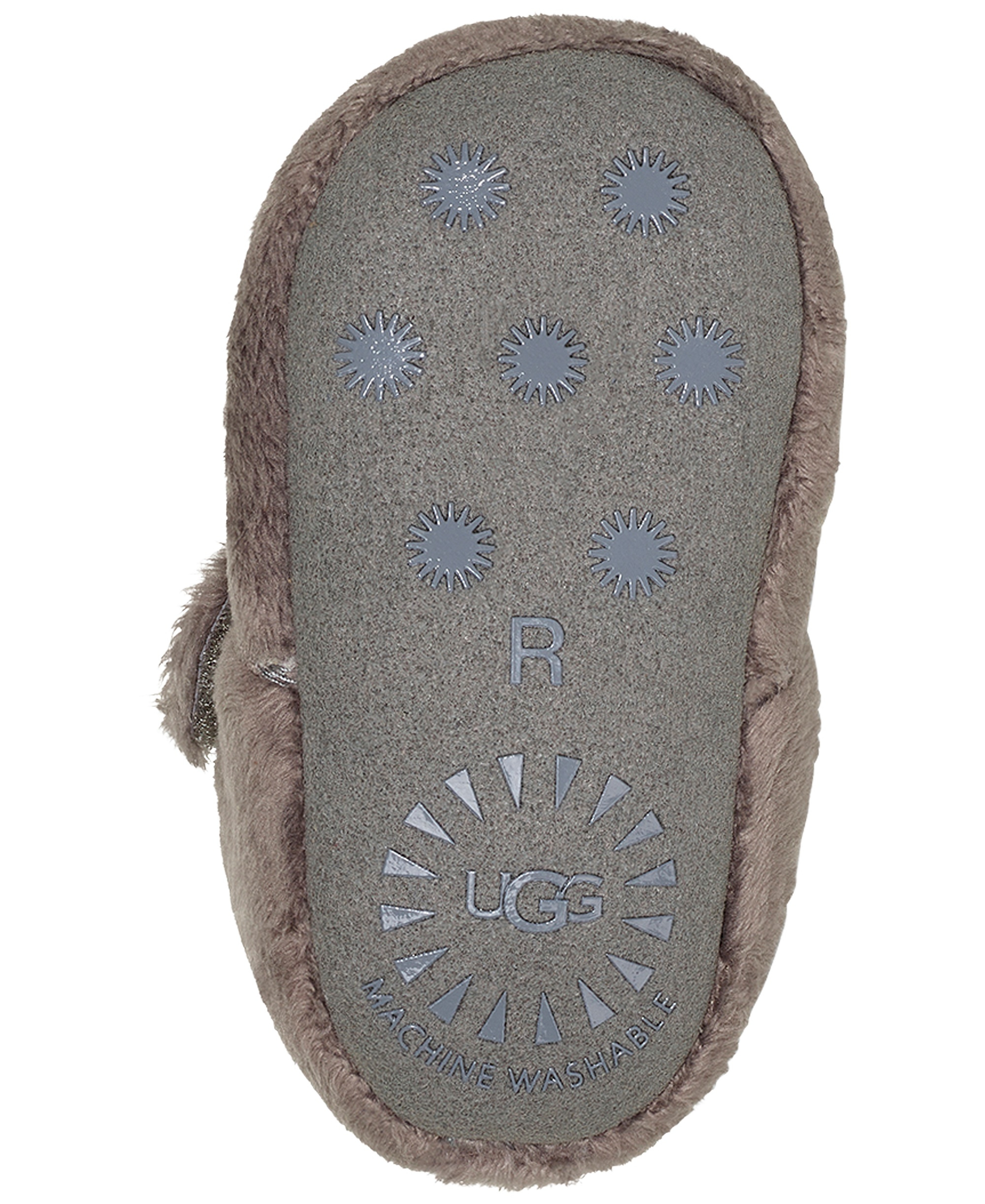 UGG® Baby Unisex Bixbee Booties - Charcoal