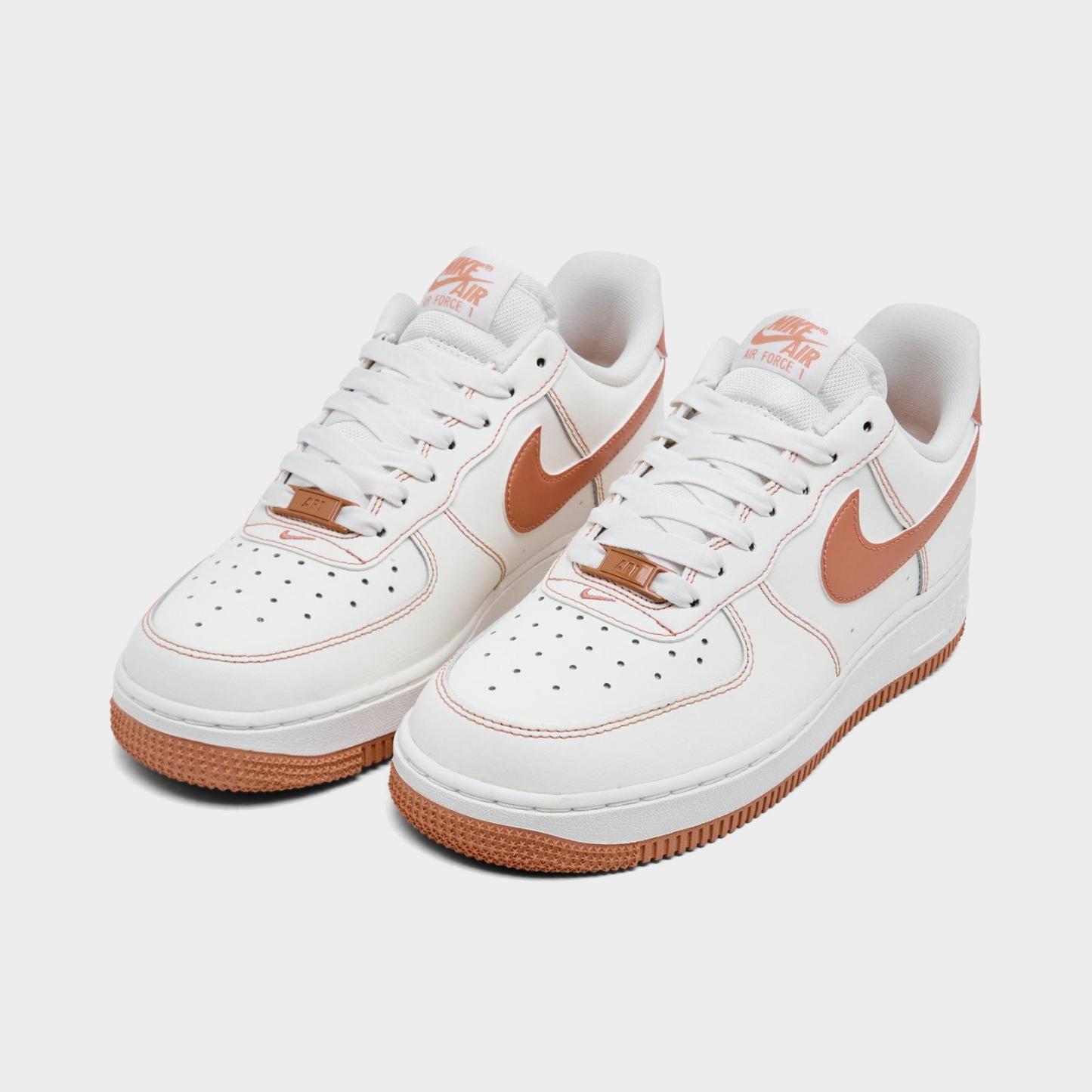 Women's Nike Air Force 1 '07 Casual Shoes - Sail/Rose Gold