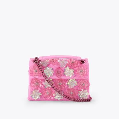 Kurt Geiger London Medium Kensington Flower Bag - Pink