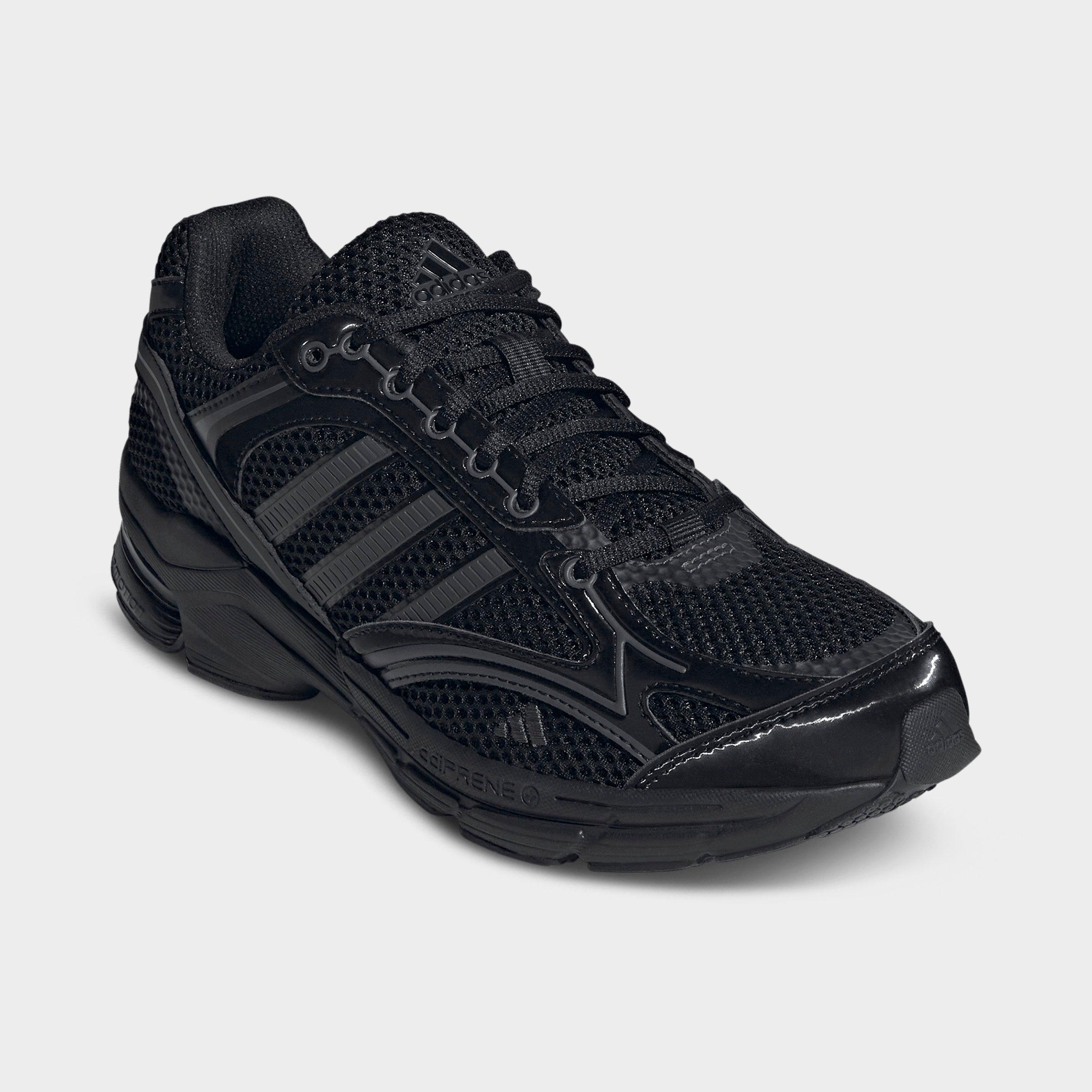 Men's adidas Spiritain 2000 Casual Shoes - Part 1 - Core Black/Grey/Carbon - Both shoes facing left