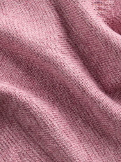 Knit Triangle Scarf - Wispy mauve