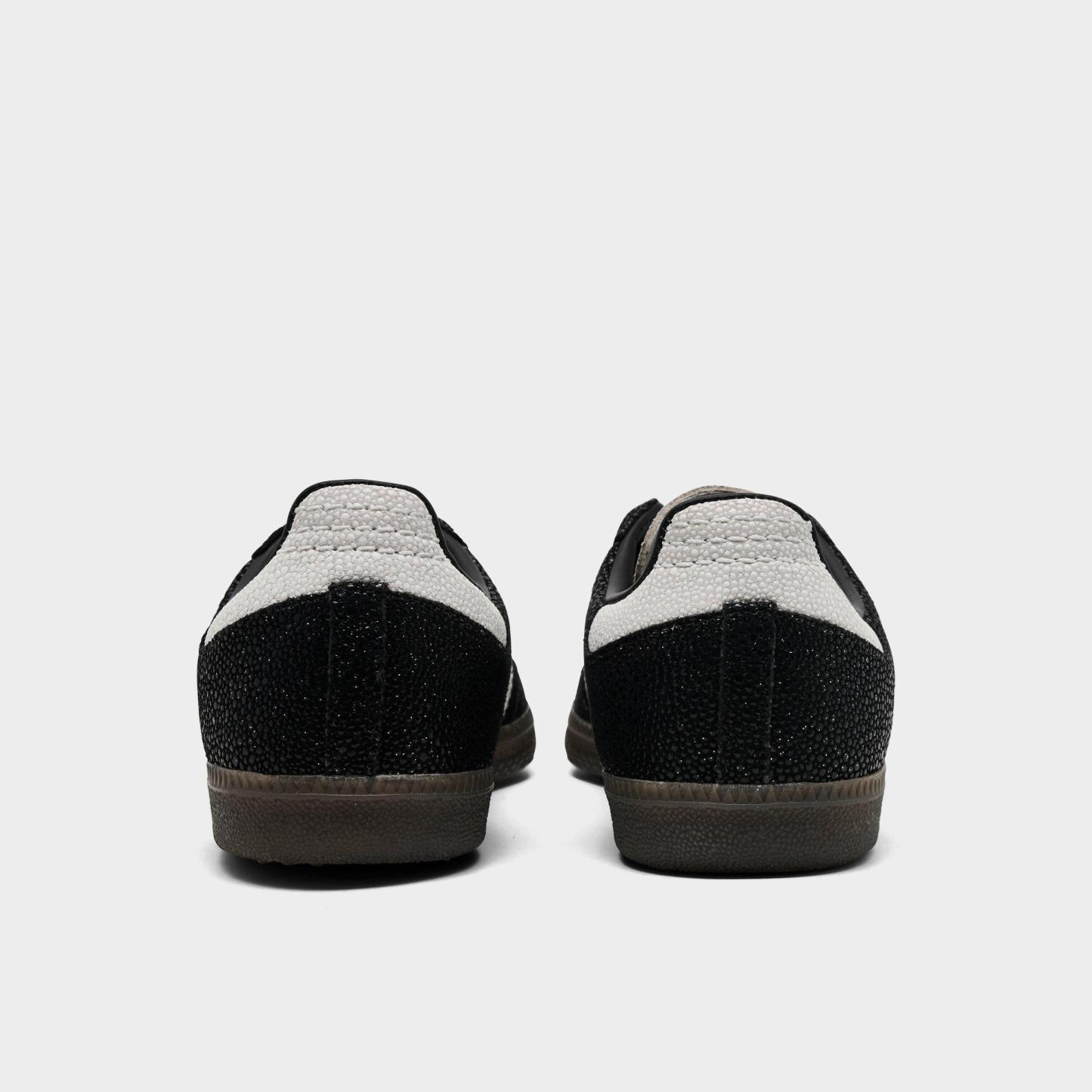 Women's adidas Originals Samba OG Casual Shoes - Part 6 - Core Black/Cloud White/Gum - Back view