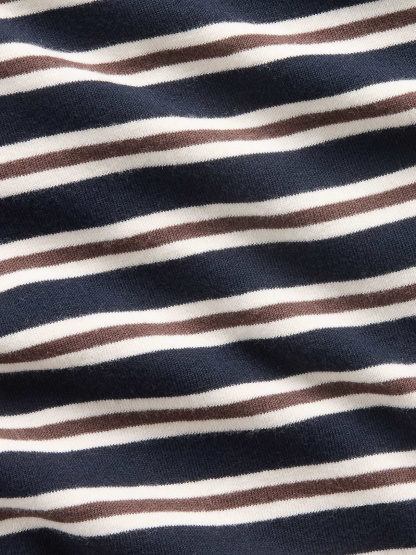 Modern Crop Cami - Navy blue stripe