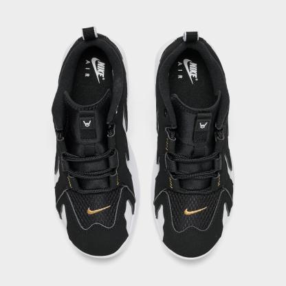 Little Kids' Nike Air DT Max ‘96 Low Casual Shoes - Black/Metallic Gold/White