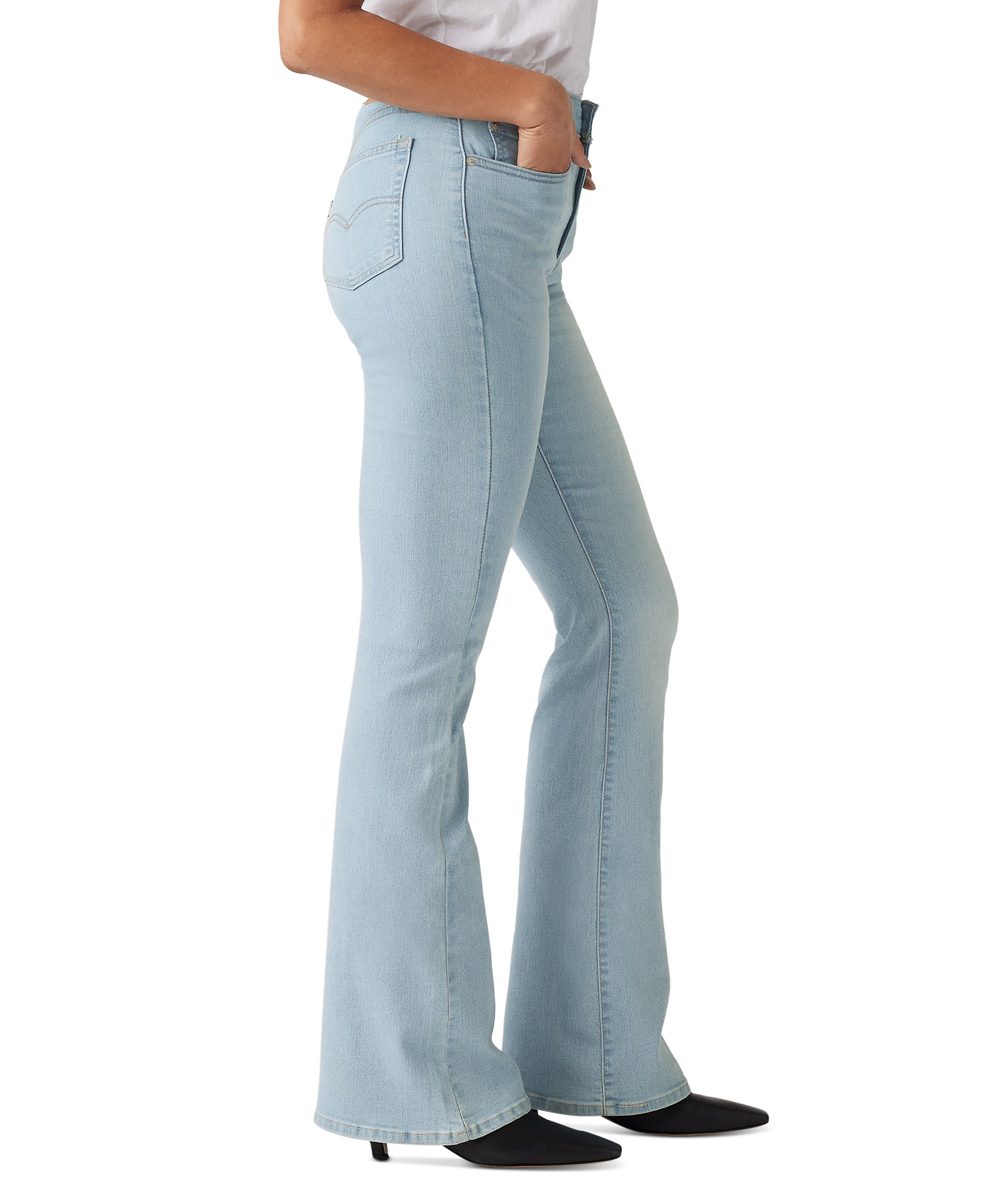 Levi's Women's 726 High-Rise Slim Fit Flare Jeans - Eternal Indigo Light