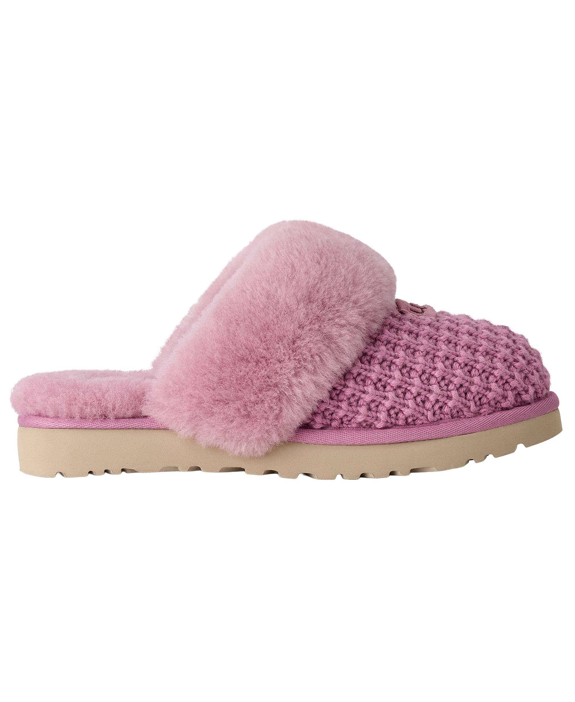 UGG® Women's Cozy Faux-Shearling Round Toe Slippers - Dusty Orchid