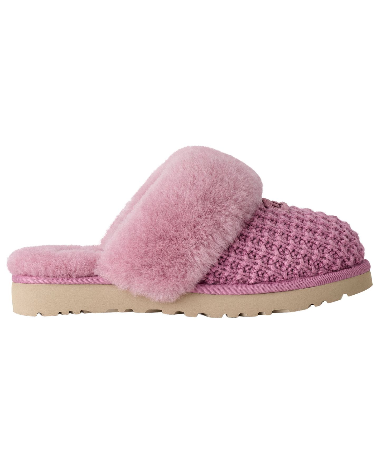 UGG® Women's Cozy Faux-Shearling Round Toe Slippers - Dusty Orchid