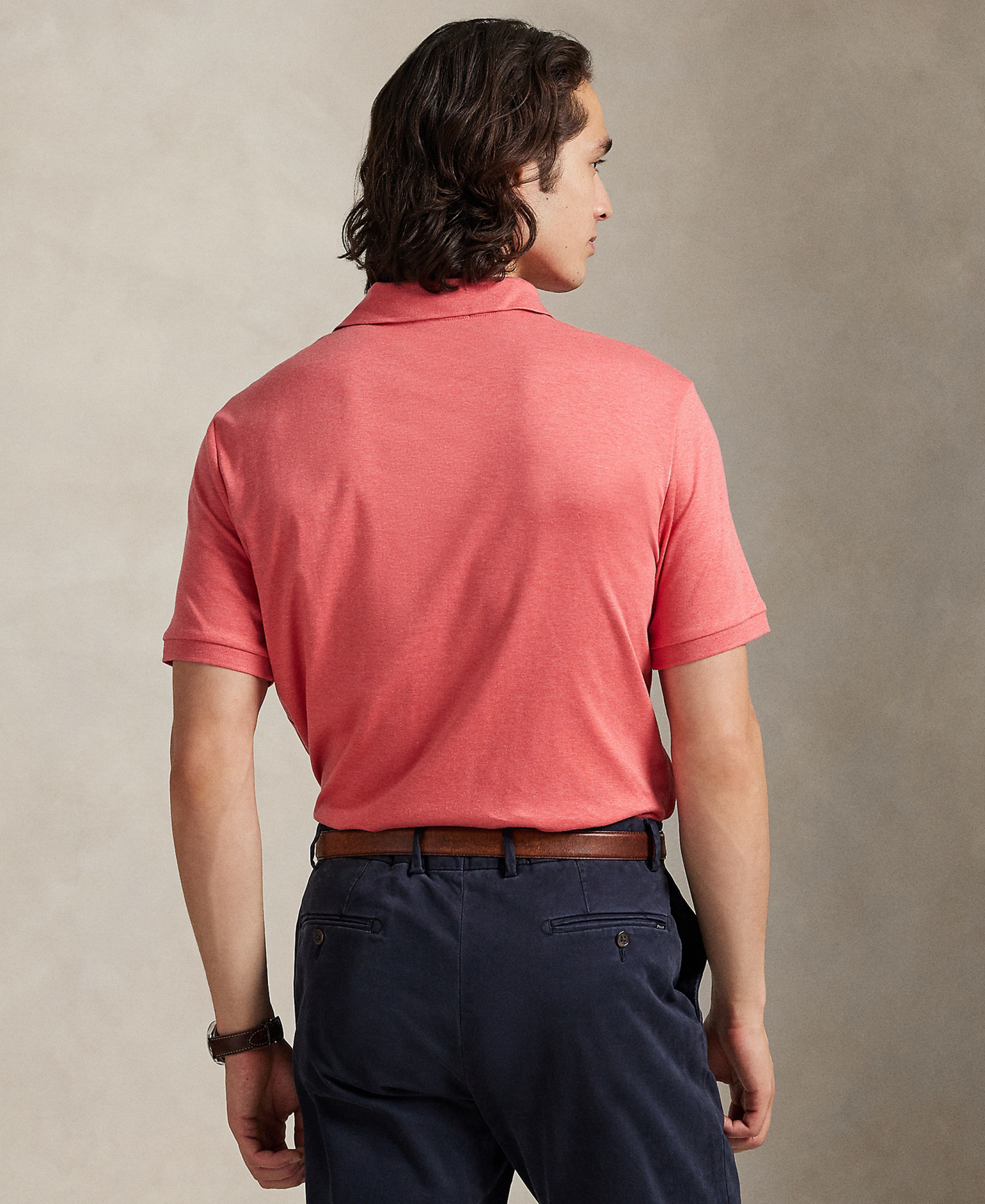Polo Ralph Lauren Men's Classic-Fit Soft Cotton Polo Shirt - Highland Rose Heather