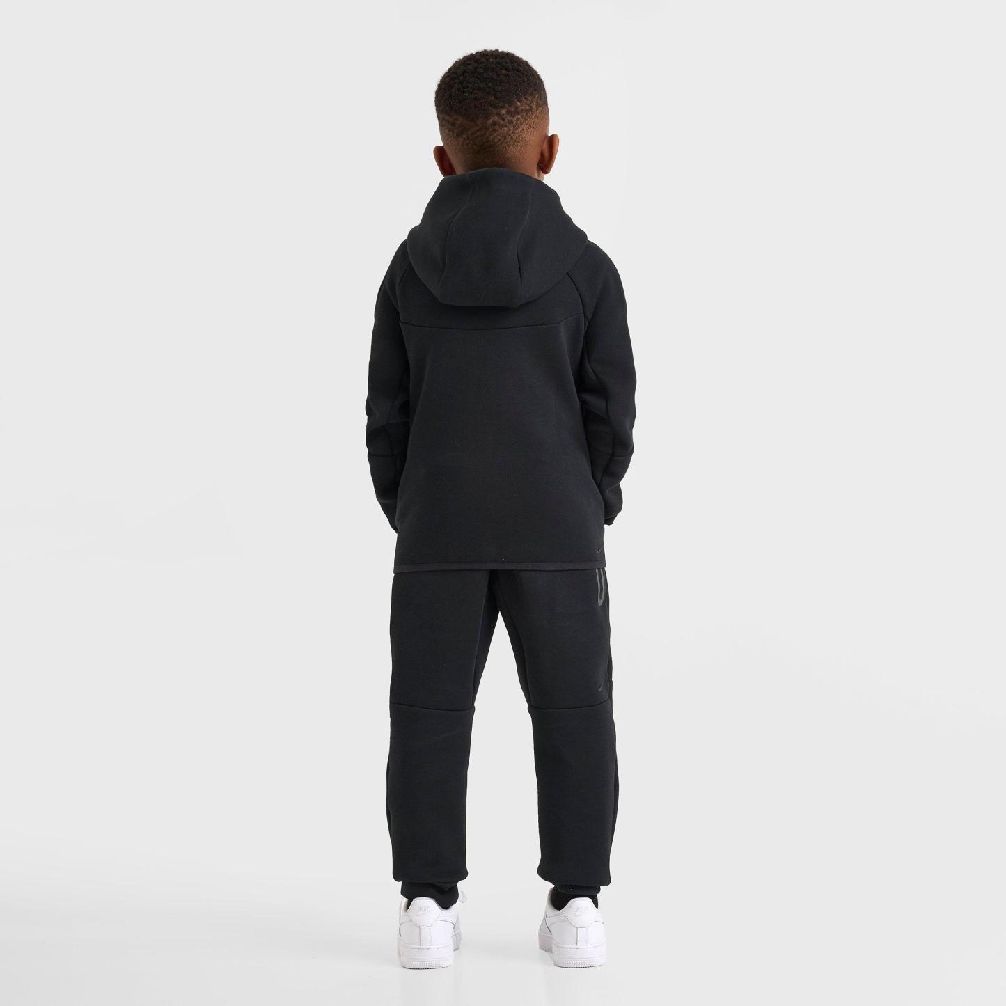 Little Kids' Nithtke Tech Fleece Full-Zip Set - Black