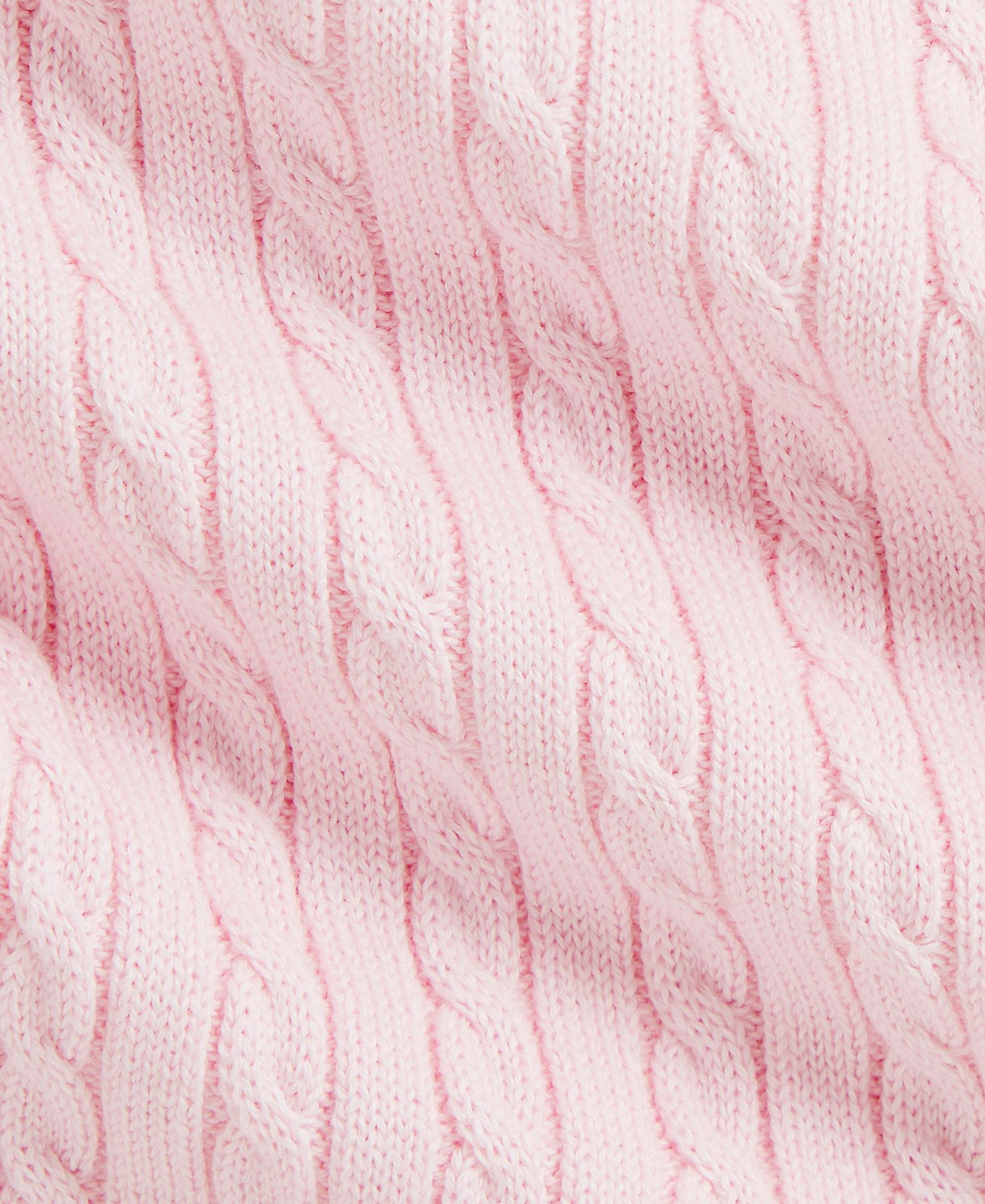 Polo Ralph Lauren Baby Girls' Mini-Cable Polo Sweater Dress - Hint Of Pink