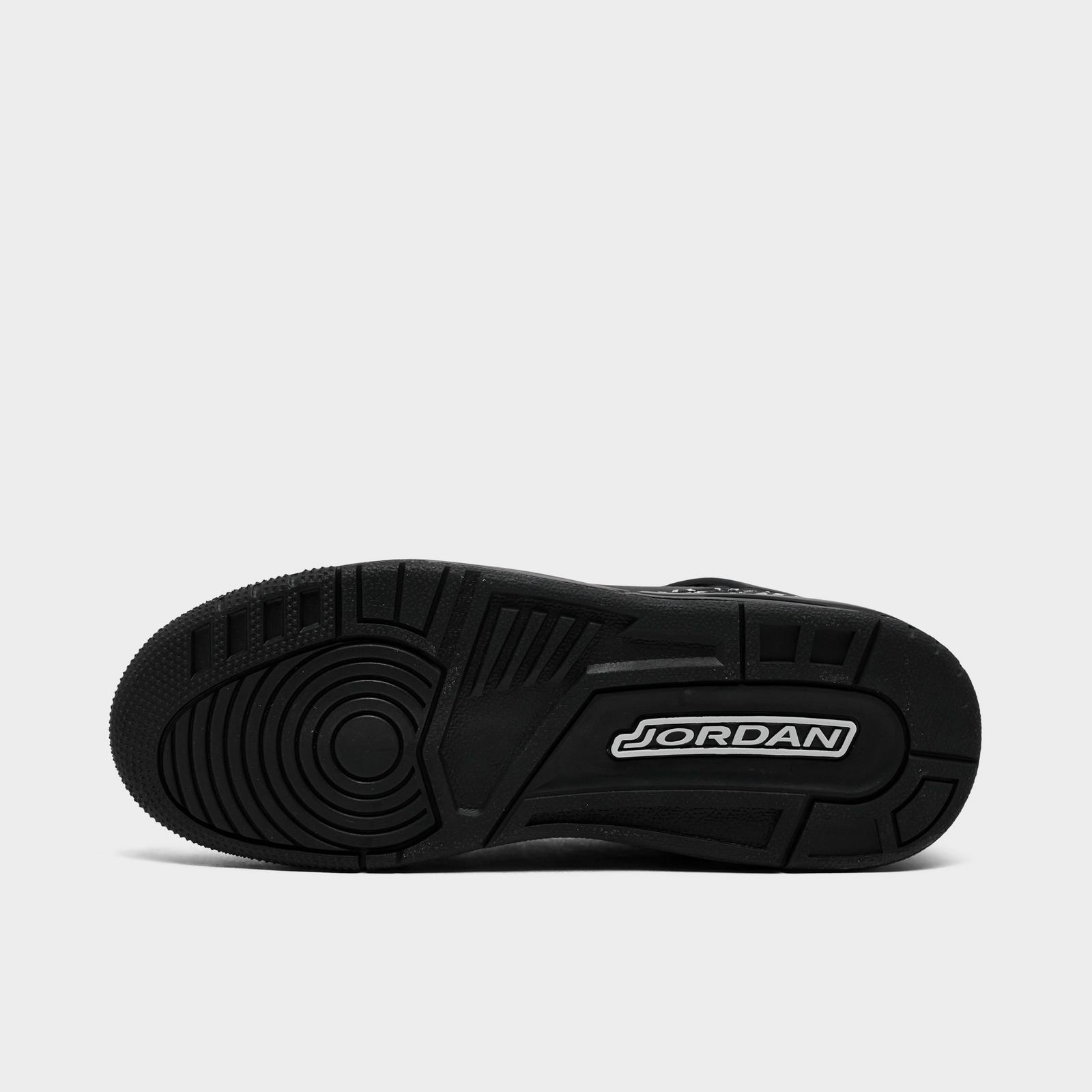 Big Kids' Jordan Spizike Low Casual Shoes - Black/Metallic Silver - view 6