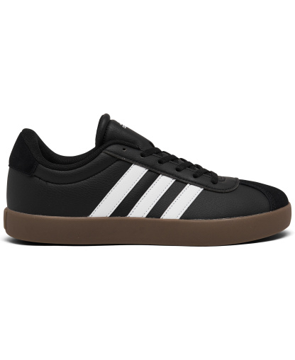 adidas Big Kids VL Court 3.0 Casual Sneakers from Finish Line - Core Black, Cloud White