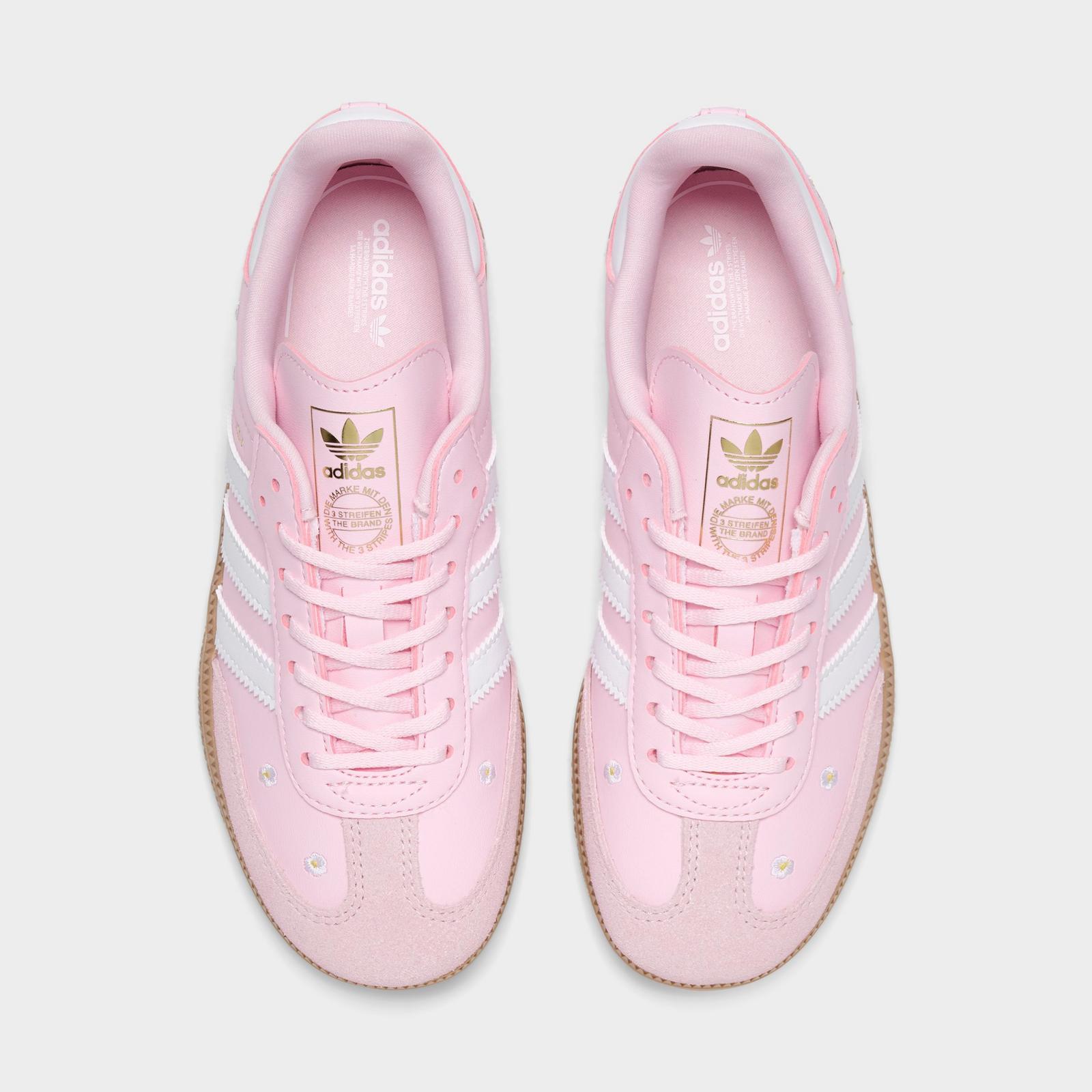 Little Kids' adidas Originals Samba OG Casual Shoes - Pink - view 5