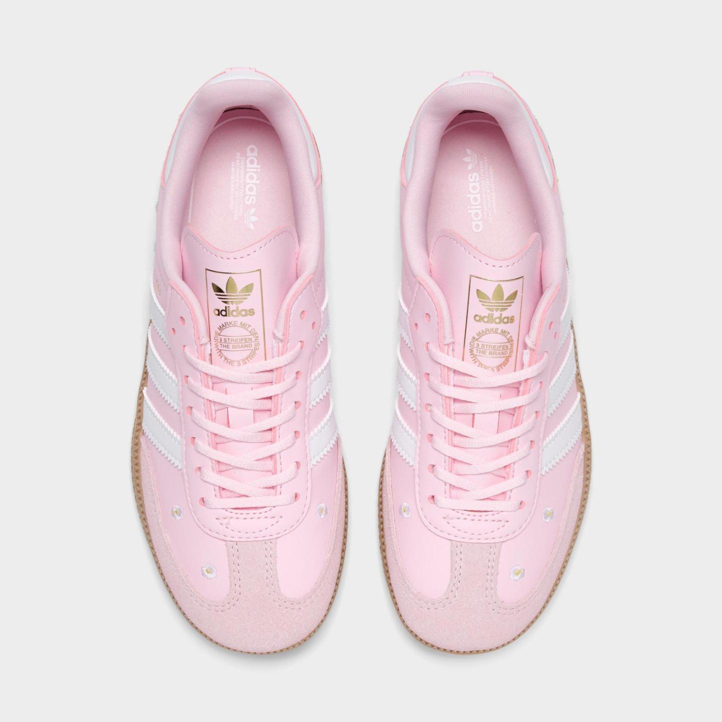 Little Kids' adidas Originals Samba OG Casual Shoes - Pink - view 5