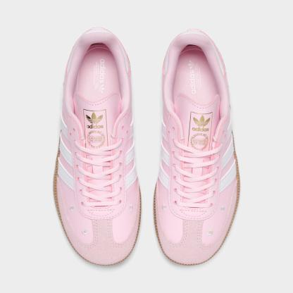 Little Kids' adidas Originals Samba OG Casual Shoes - Pink - view 5