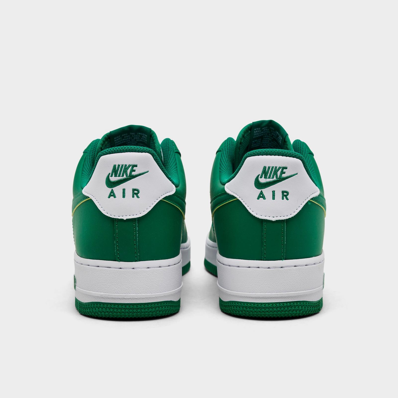 Men's Nike Air Force 1 '07 Low Casual Shoes - White/Malachite/White