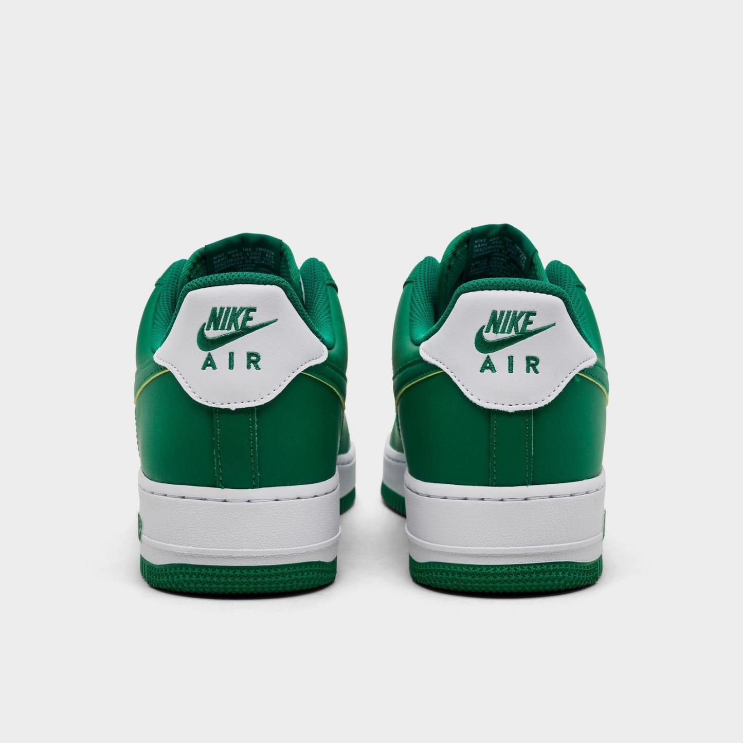 Men's Nike Air Force 1 '07 Low Casual Shoes - White/Malachite/White