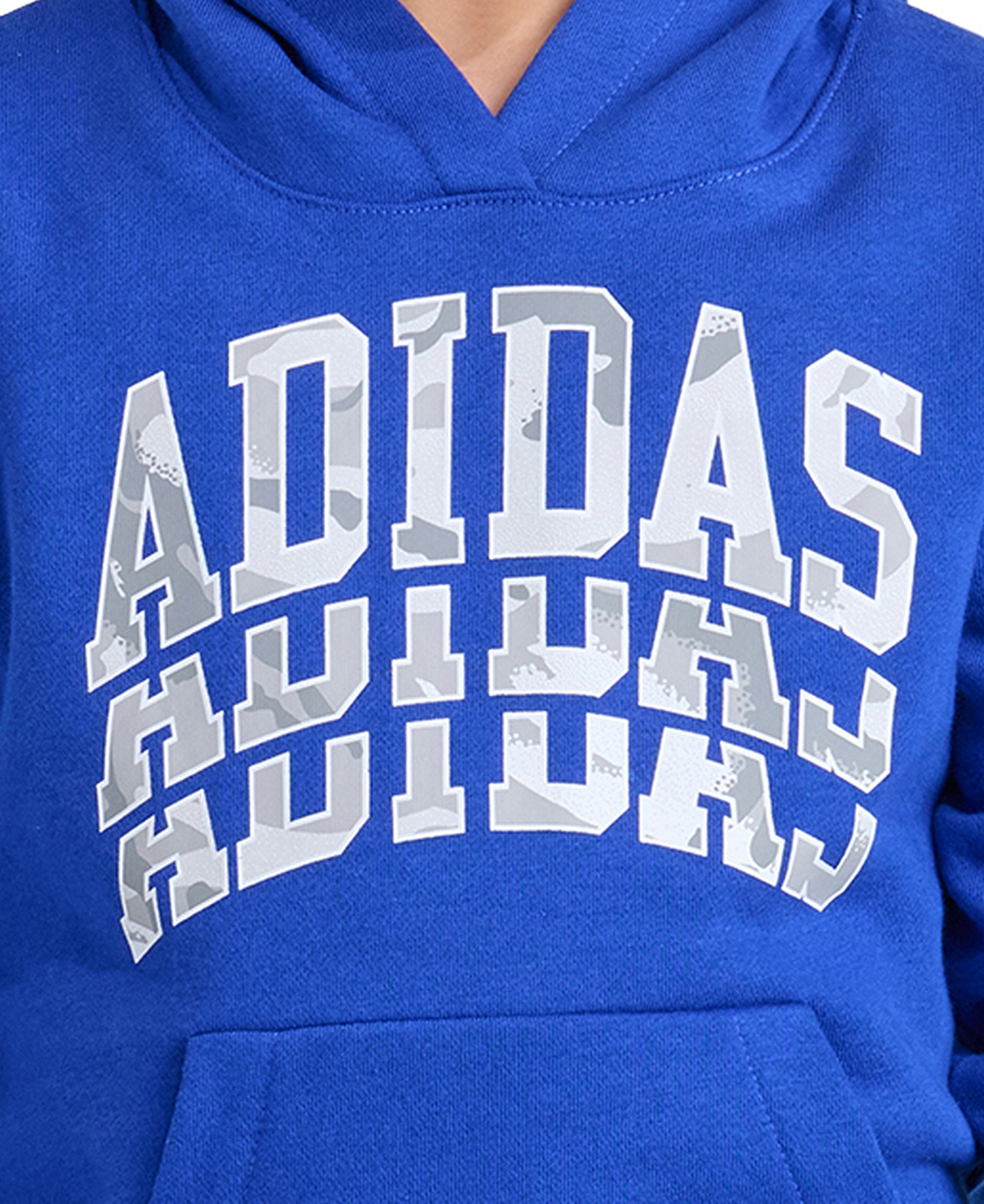adidas Boys' 2T-7 Long-Sleeve Graphic Sweatshirt and Jogger, 2-Piece Set - Team Royal Blue