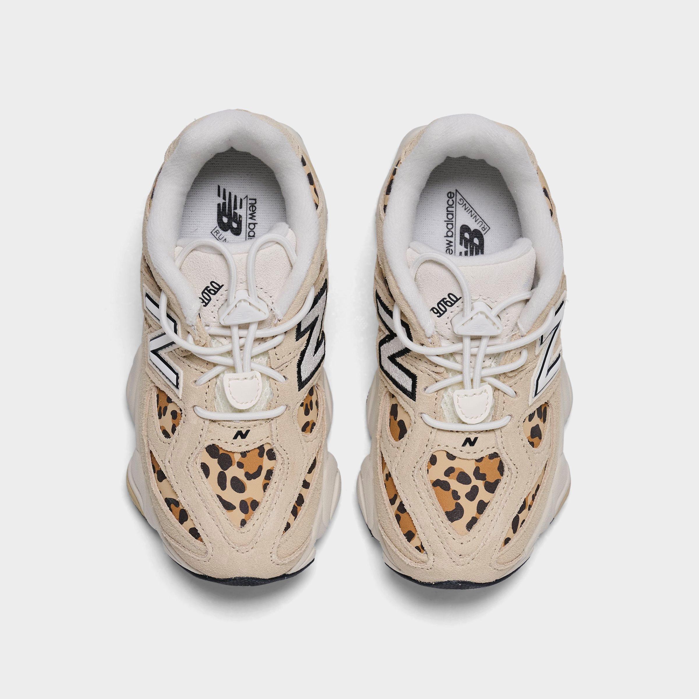 Girls' Toddler New Balance 9060 Casual Shoes - Beige Leopard - view 5
