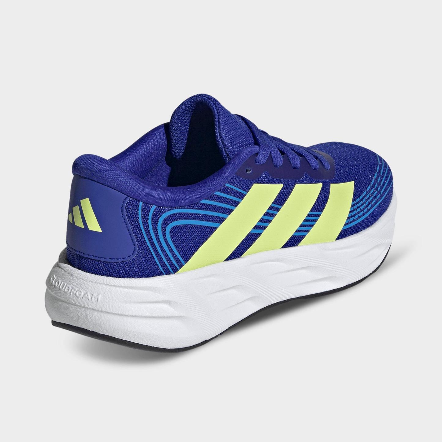 Big Kids' adidas Galaxy 8 Running Shoes - Lucid Blue/Frozen Lemon/Lucid Ray Blue - Back view