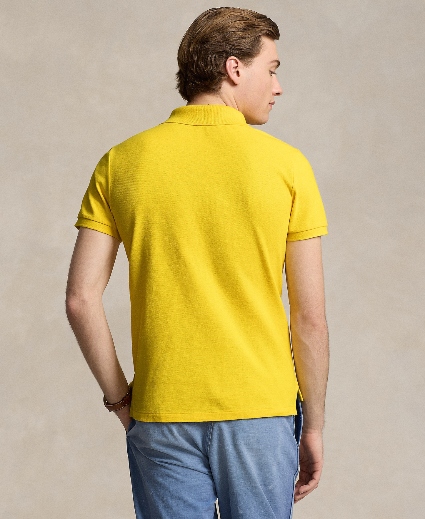 Polo Ralph Lauren Men's Classic-Fit Mesh Polo Shirt - COLLEGIATE YELLOW/C7284