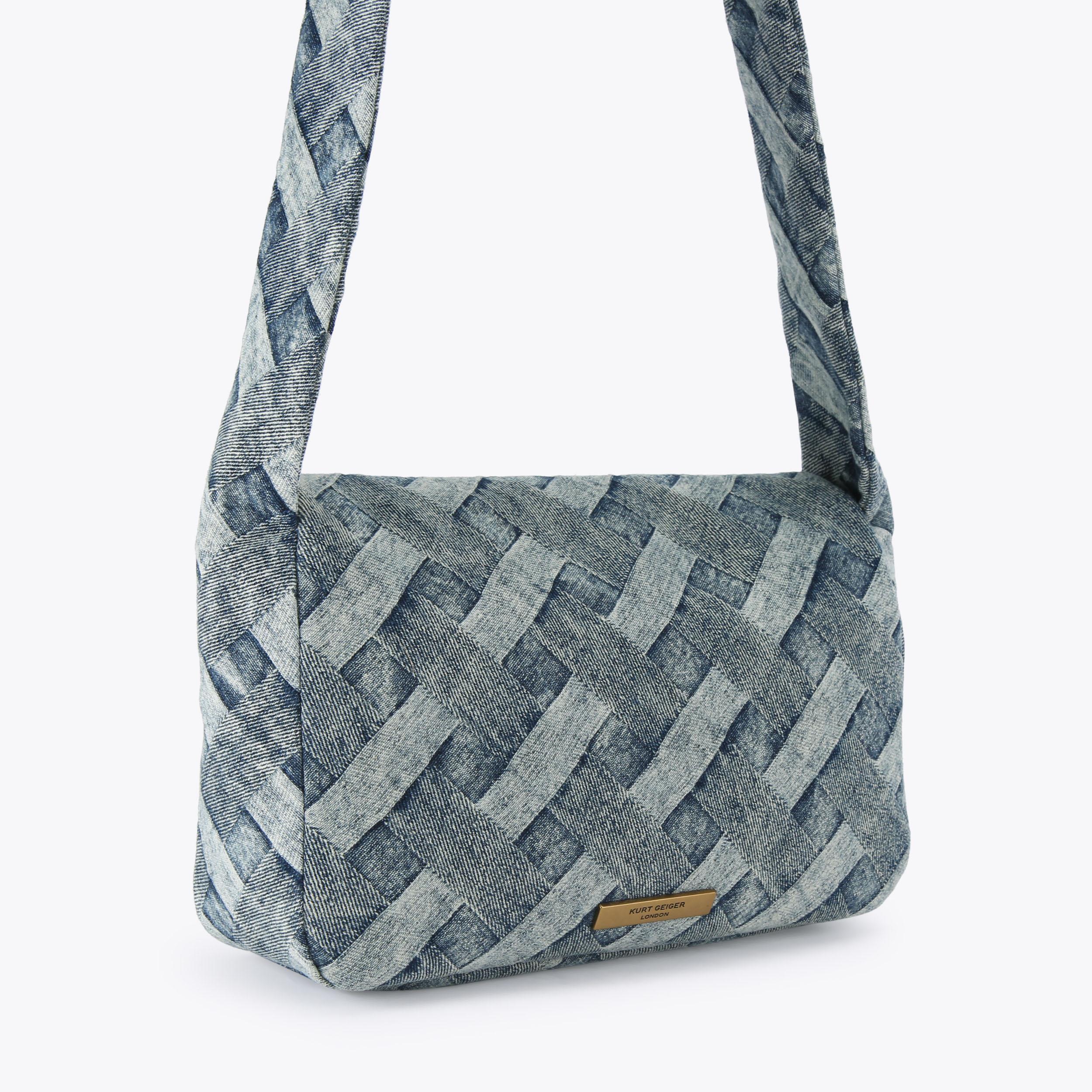 Kurt Geiger London Kensington Knot Shoulder Bag - Blue - view 4