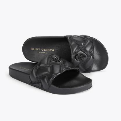 Kurt Geiger London Meena Eagle Slide - Black - view 5